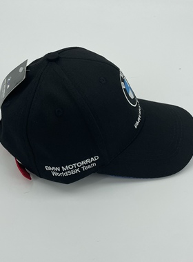 宝马机车赛事WSBK休闲鸭舌帽SMR车队 摩托车BMW刺绣棒球帽M系定制