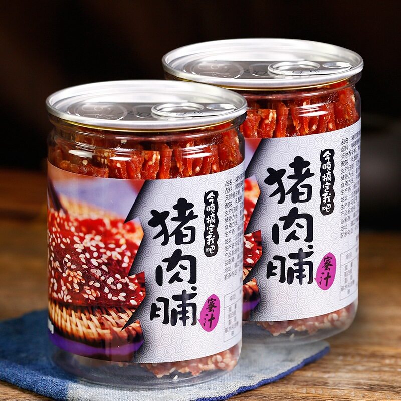 满铺罐装蜜汁180g靖江特产猪肉脯 耍耍过食品猪肉类