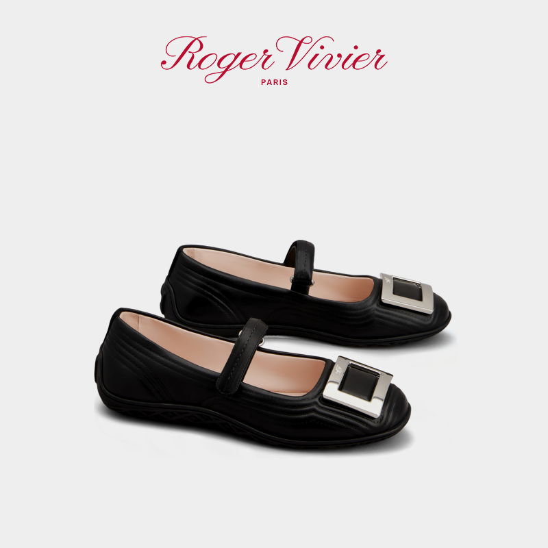 【新年礼物】Roger Vivier/2025秋冬RV女鞋Viv Low皮革玛丽珍鞋,淘宝优惠券,粉丝福利购,淘宝优惠卷