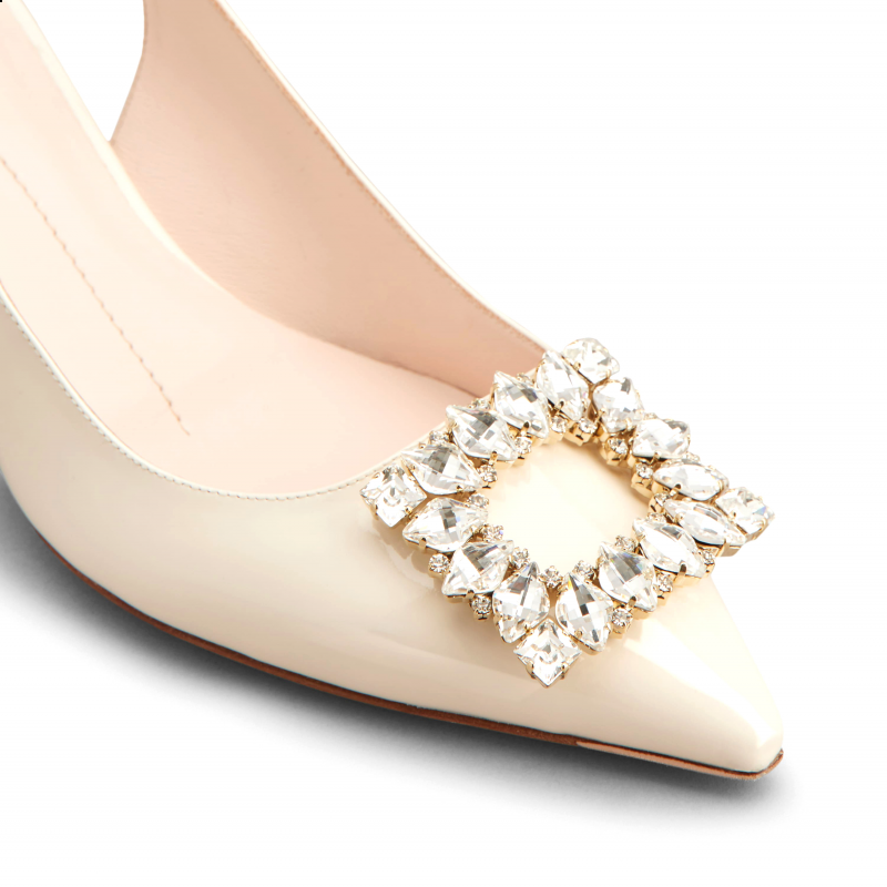 【新年礼物】Roger Vivier/RV女鞋Virgule饰扣小猫跟高跟尖头单鞋,淘宝优惠券,粉丝福利购,淘宝优惠卷