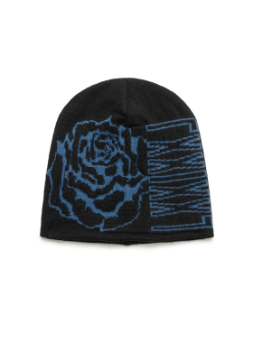 ESOTERIC 喜行乐玫瑰提花针织冷帽 ROSE JACQUARD KNIT BEANIE