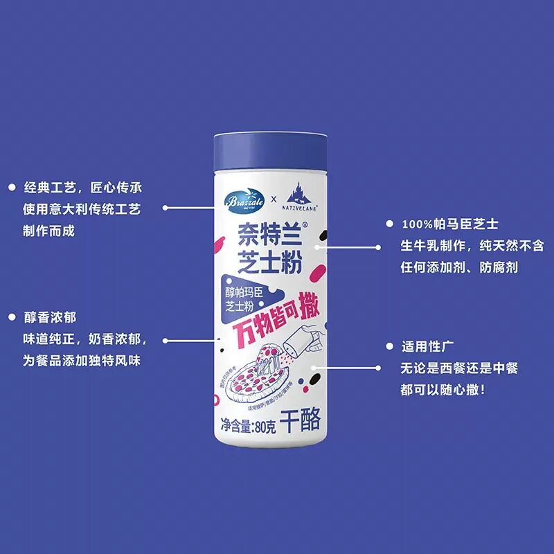 奈特兰芝士粉帕玛森干酪奶酪粉意面 世汇食品芝士新