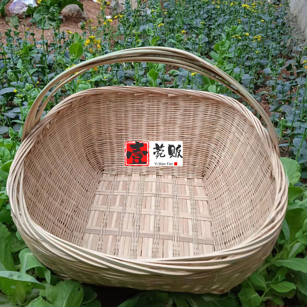 竹编手提篮买菜篮环保竹篮子 鸡蛋篮 水果篮 购物篮编织收纳篮,淘宝优惠券,粉丝福利购,淘宝优惠卷