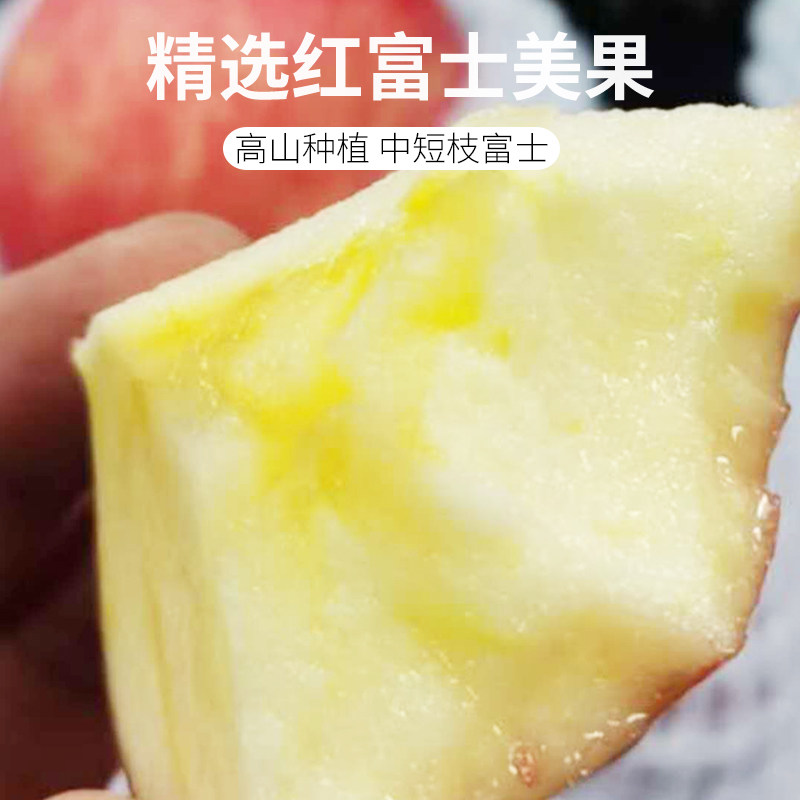 正宗甘肃静宁苹果红富士一级新鲜水果高山现摘脆甜应当季整箱10斤,淘宝优惠券,粉丝福利购,淘宝优惠卷