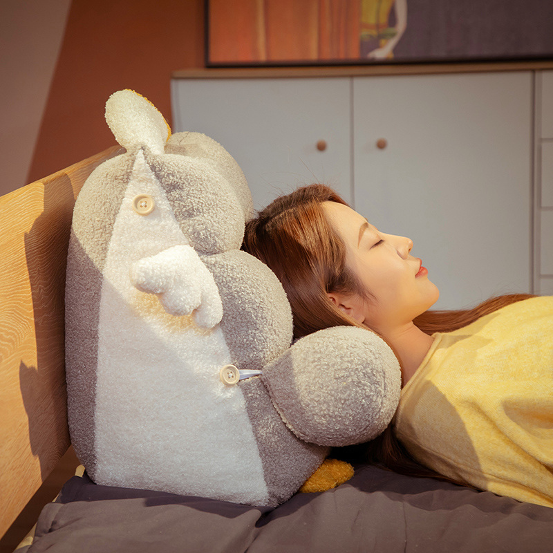 可爱大鹅床头大靠垫沙发腰枕三角大靠背床上宿舍靠枕垫榻榻米女生,淘宝优惠券,粉丝福利购,淘宝优惠卷