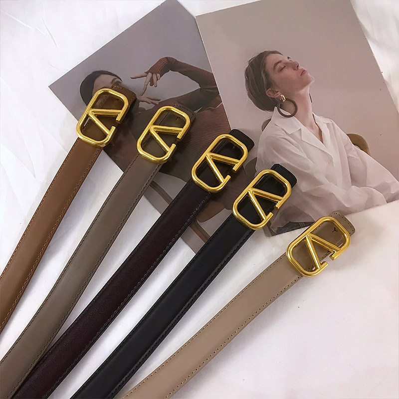 复古V字扣二层牛皮女士皮带装饰连衣裙外套百搭配牛仔裤真皮腰带,淘宝优惠券,粉丝福利购,淘宝优惠卷