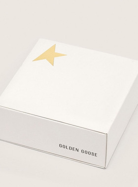 GoldenGoose灰白相间蓝色鞋带
