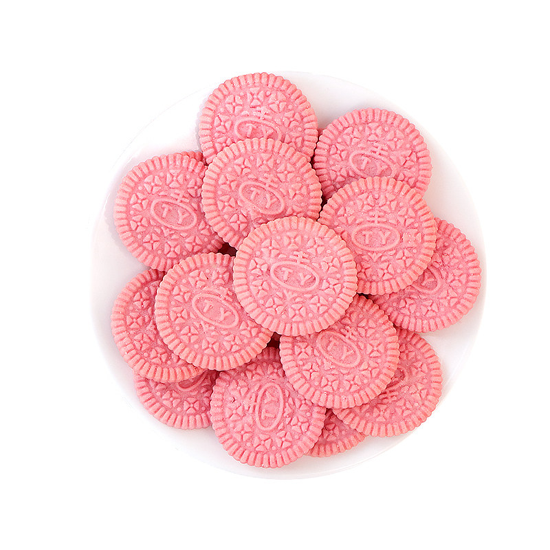 粉色奥奥圆饼干蛋糕装饰无夹心樱花曲奇烘焙专用独立包装休闲零食,淘宝优惠券,粉丝福利购,淘宝优惠卷