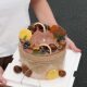 2024 autumn and winter popular chestnut biscuit cake decoration