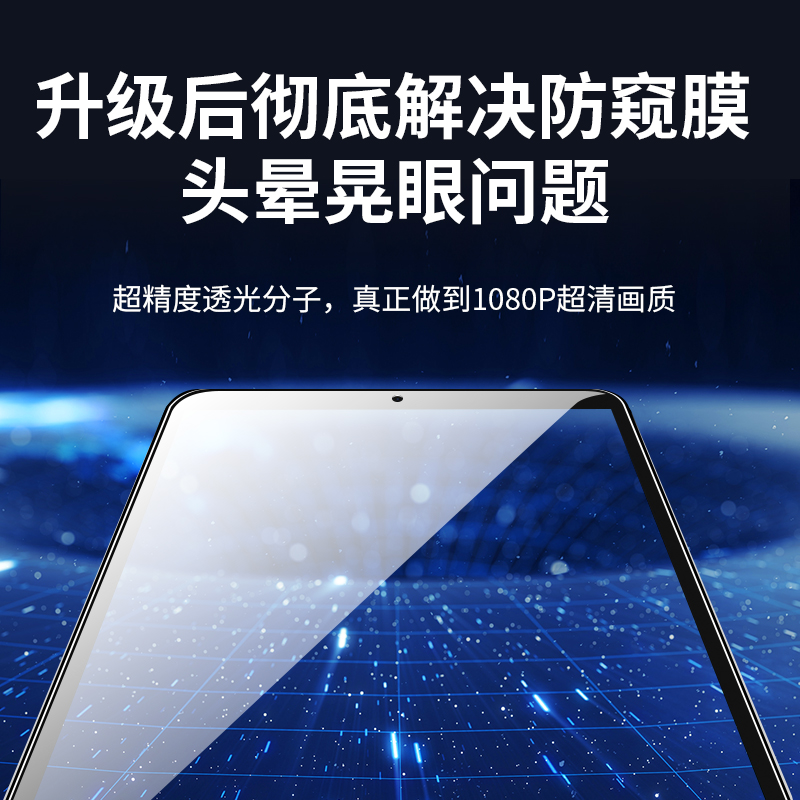 iPad防窥膜pro钢化膜适用于9.7寸Air3全屏mini6玻璃2021新款2018保护11玻璃12.9平板10.2苹果8.3隐私2019贴膜 - 图2