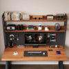 Pure pine wood to create solid wood laminate perforated board storage rack
