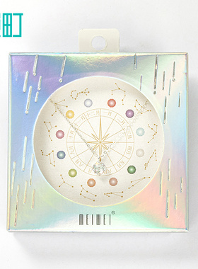 畹町千禧玫瑰项链白幻彩色女轻奢通勤锁骨链简约时尚气质网红吊坠