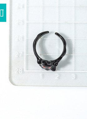 畹町黑色幽灵戒指