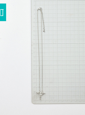 畹町魔法棒锁骨链银色天使翅膀项链女