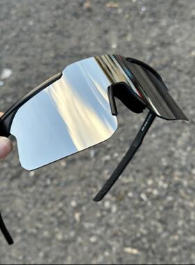 近视一体骑行男款自行车防紫外线偏光变色日夜两用护目镜登山