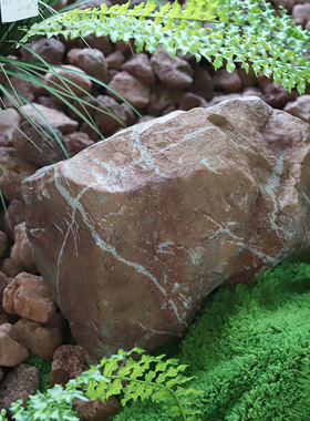 仿真pu石头园林绿植造景装饰摆件