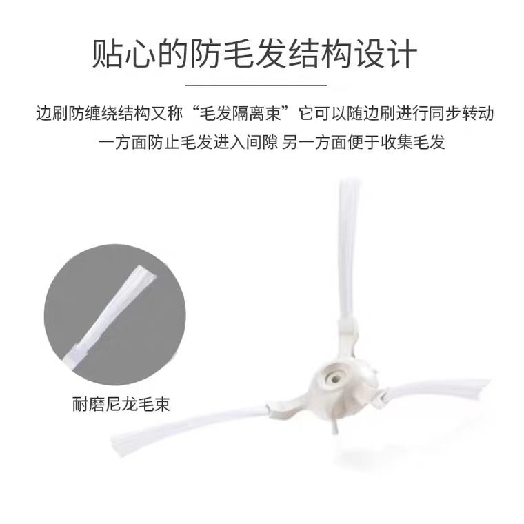 适配360扫地机器人S6配件水洗过滤网芯海帕边刷主滚刷拖抹布耗材,淘宝优惠券,粉丝福利购,淘宝优惠卷