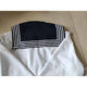 White navy blue sailor suit with shawl men's metal button collection sailor stage performance costume