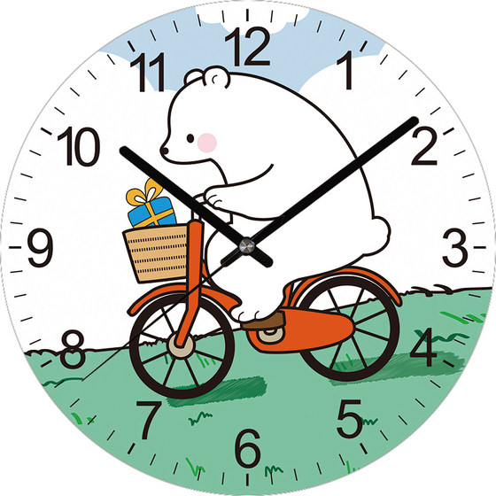 Dilan clock wall clock living room home cartoon cute