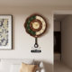 High-end retro swing clock wall clock silent without punching