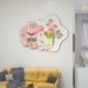 Punch-free perpetual calendar decorative silent clock for home use