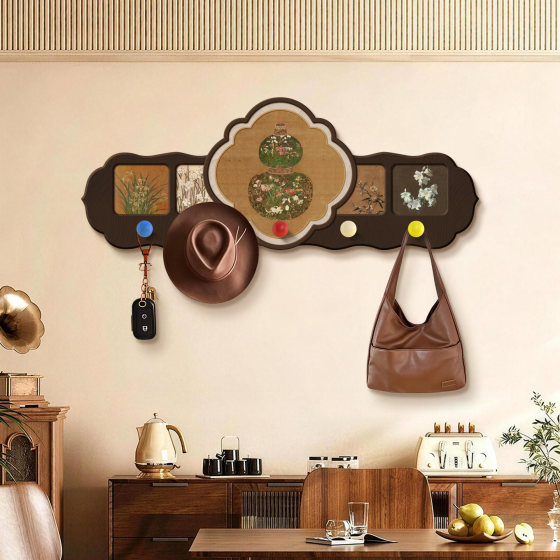 Perforated board decorative painting new creative punch-free hanging painting