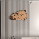 Kapibala Tail Wagging Clock Silent Wall Clock