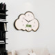 Cloud creative swing silent decorative swing clock