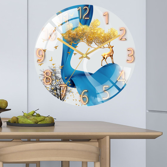 Creative style bedroom decoration clock for living room