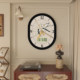 Creative clock wall clock living room home clock free of punching