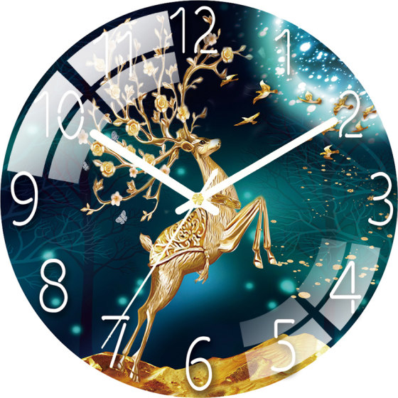 Creative style bedroom decoration clock for living room
