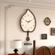 Art clock wall clock living room home clock free of punching