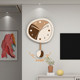 New swing creative silent wall clock for living room and home