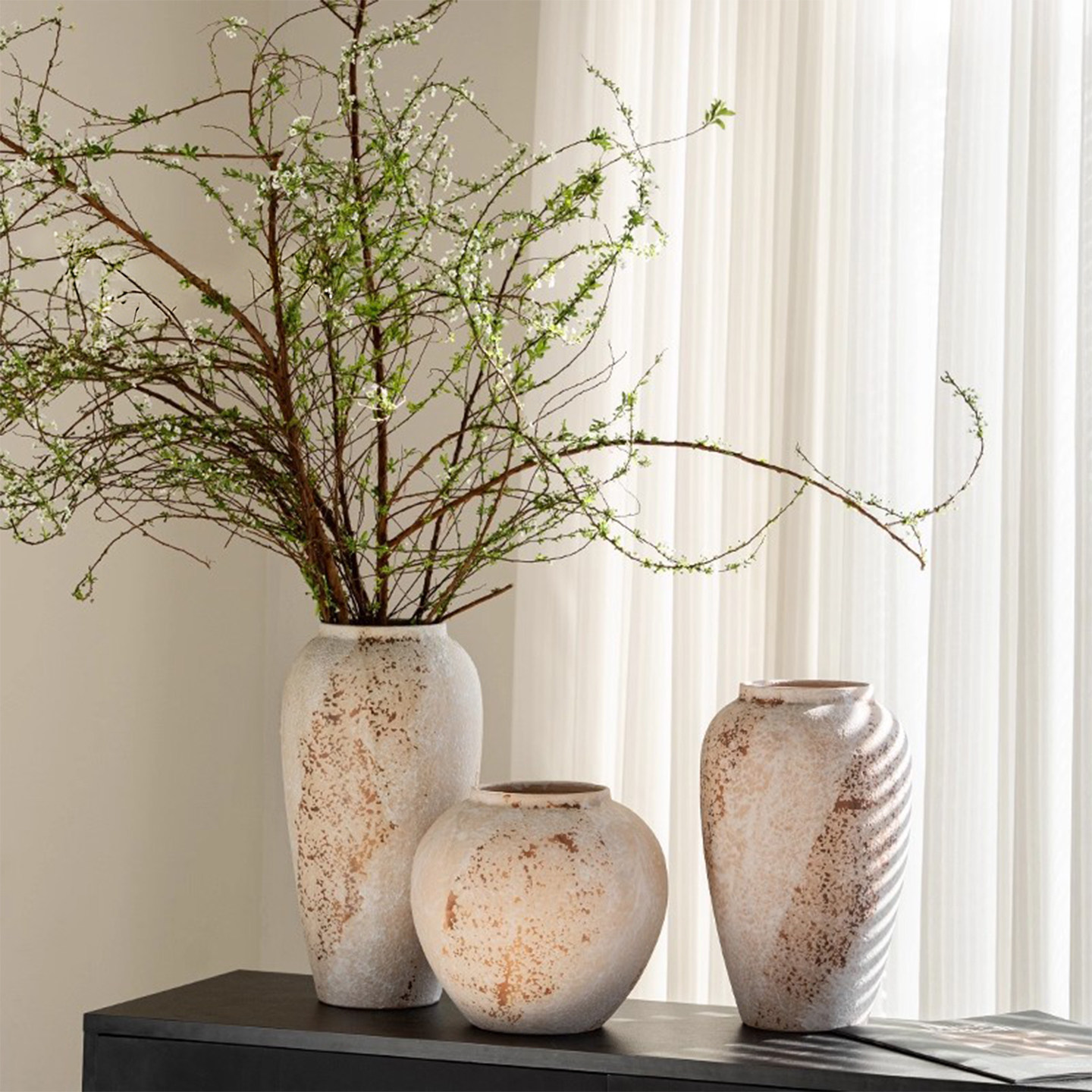 陶瓷花瓶侘寂风法式复古高级感餐桌装饰摆件陶瓷插花花瓶饰品摆件,淘宝优惠券,粉丝福利购,淘宝优惠卷