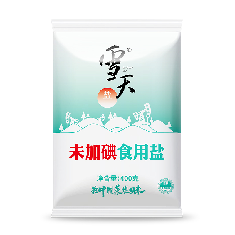 雪天盐业精制盐400g*7