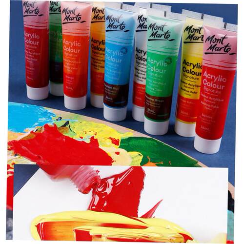 acrylic colour paint montmarte 36ml acrylic颜料 儿童丙烯防水 - 图2