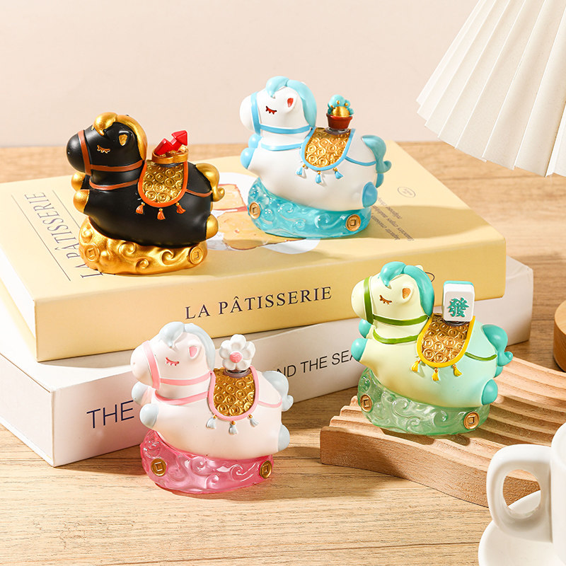 洛阳文创唐三彩小胖马办公桌面装饰品马上有钱摆件河南文创纪念品,淘宝优惠券,粉丝福利购,淘宝优惠卷