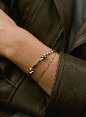 Missoma金银拼色圆圈手镯