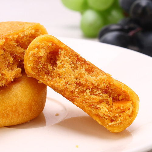 木糖醇肉松饼无蔗糖糖尿病人专用零食品旗舰店适合血糖高患者孕妇糖友适合吃的低脂解馋控糖健康主食面包 - 图3