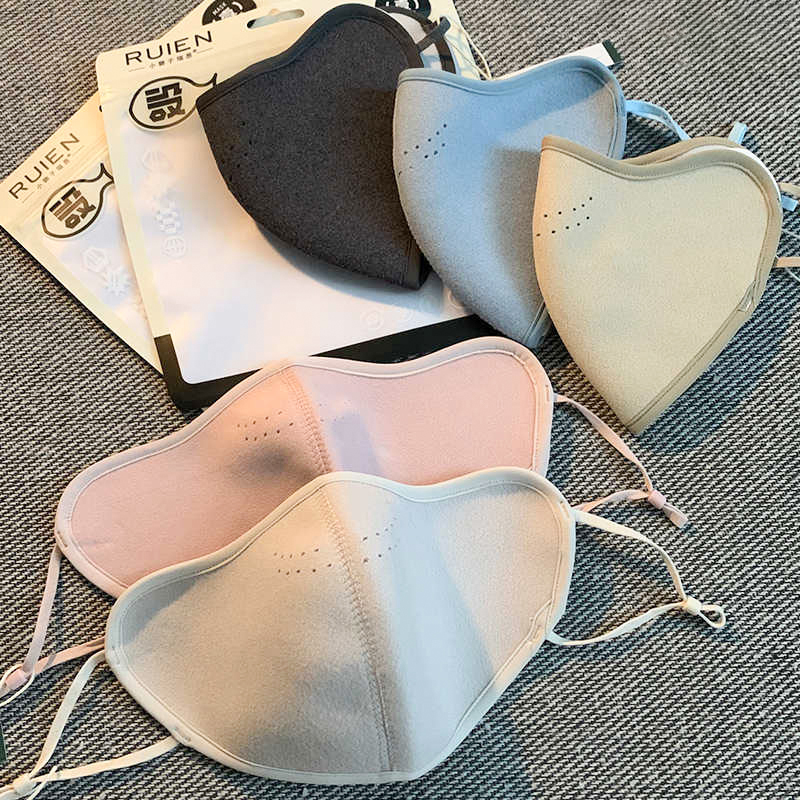 澳绒保暖口罩冬天防风防寒女高颜值2025新款防冻脸加绒加厚秋冬款 - 图3