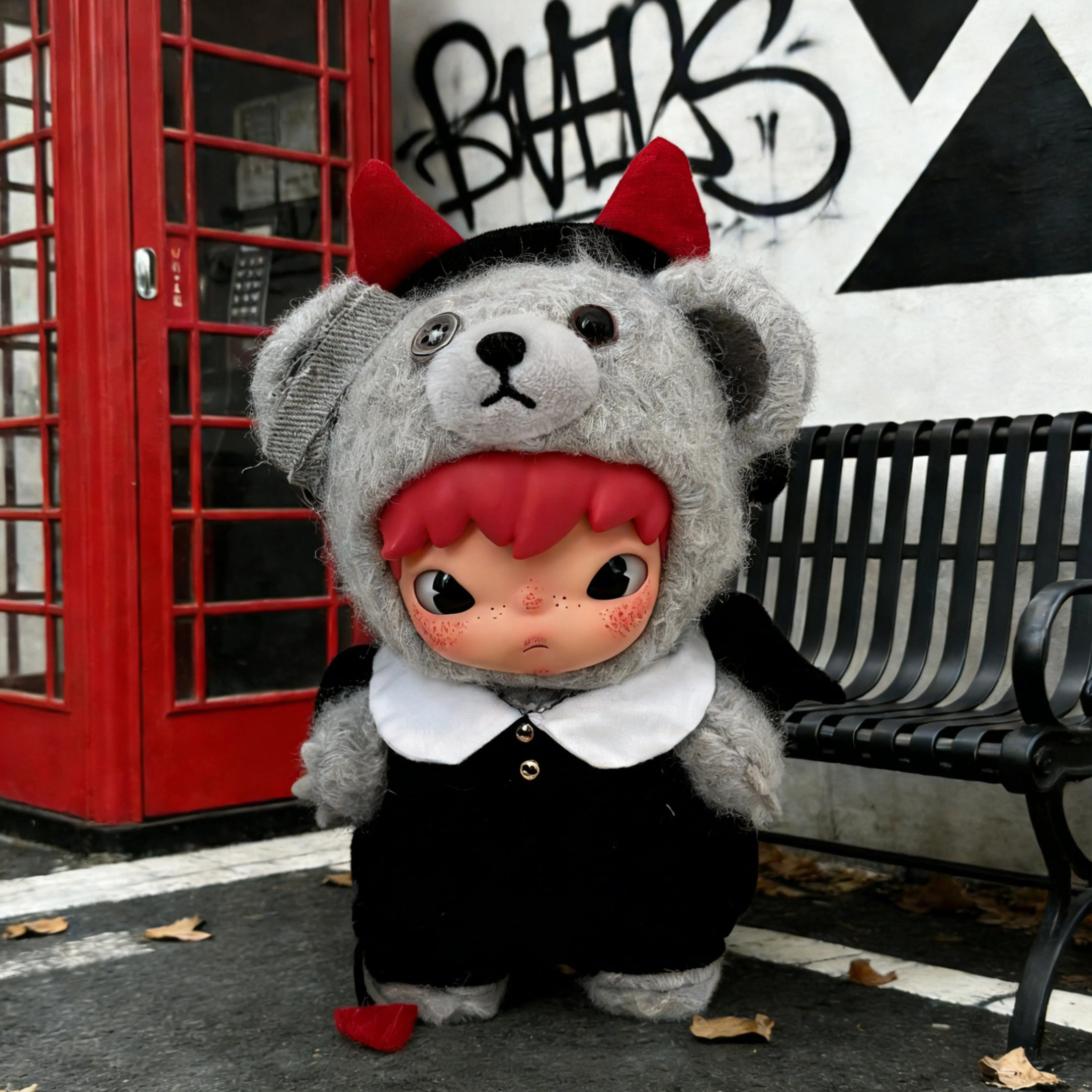 小野hirono娃衣公路日志毛绒公仔挂件17cm着替服装裤裙子/不含娃,淘宝优惠券,粉丝福利购,淘宝优惠卷