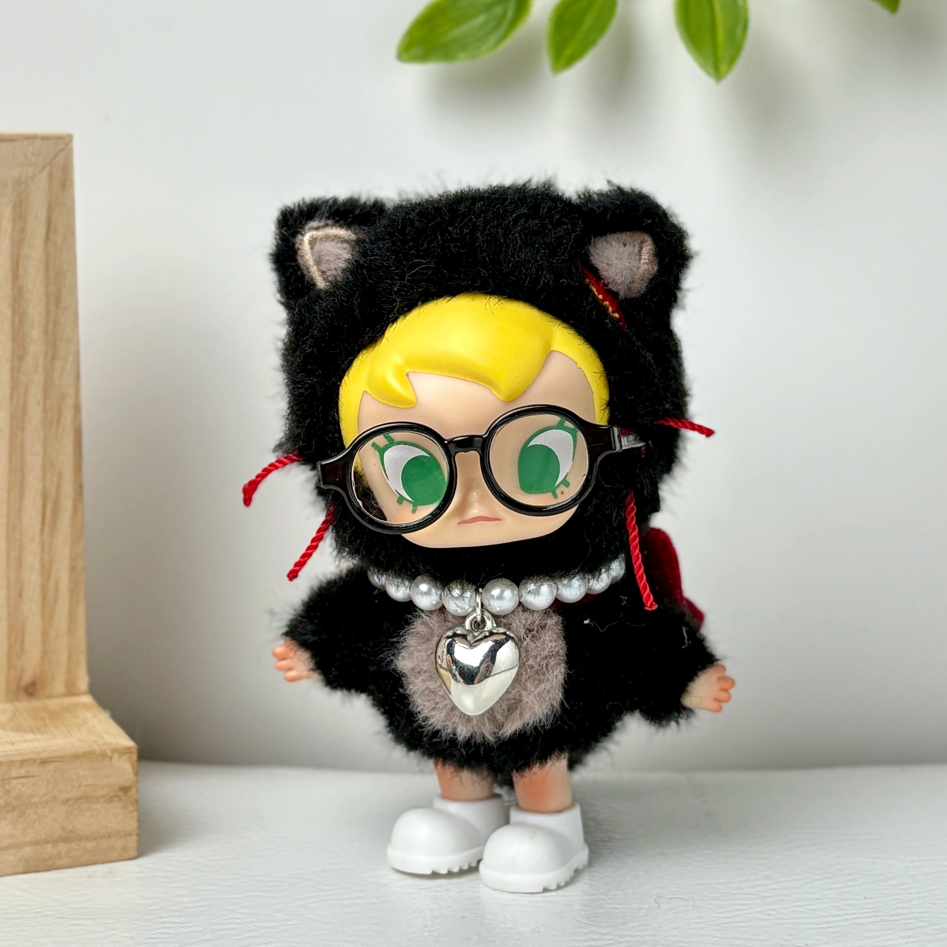 10cm口袋朋友babymolly系列娃衣眼镜迷你搪胶玩偶衣服配饰项链,淘宝优惠券,粉丝福利购,淘宝优惠卷