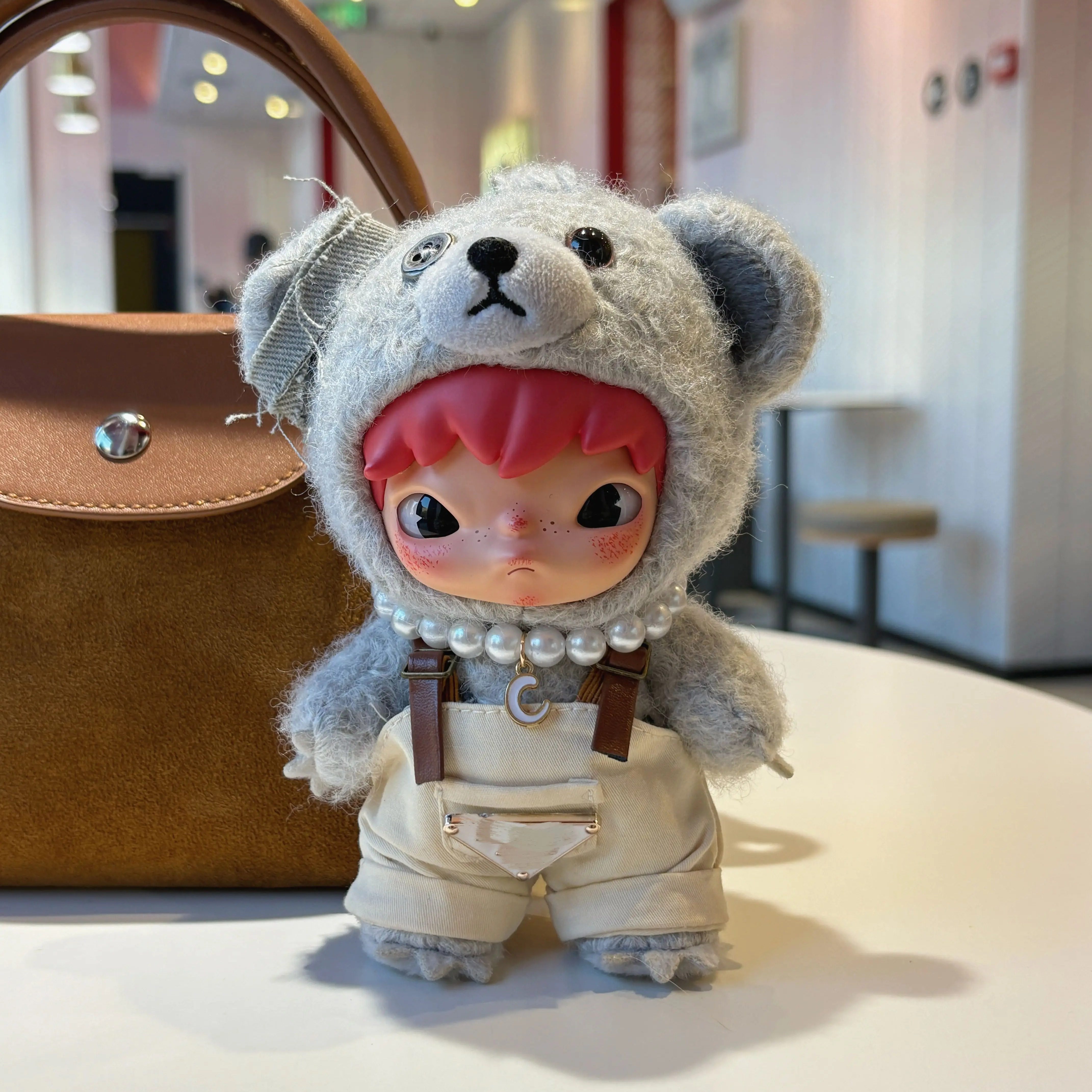 小野hirono背带裤娃衣公路日志搪胶毛绒公仔挂件17cm着替项链服装,淘宝优惠券,粉丝福利购,淘宝优惠卷