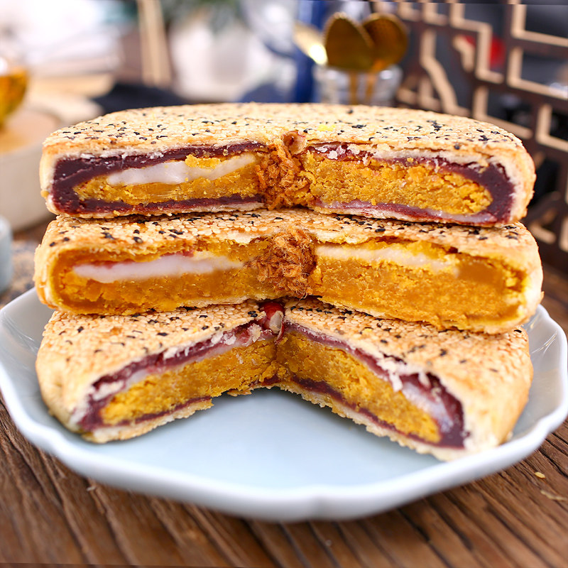 郑永丰温州桥墩镇网红酥皮大月饼 郑永丰食品月饼