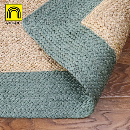 手工编织天然黄麻纯麻地毯侘寂现代简约阳台茶几沙发客厅地垫定制 - 图2