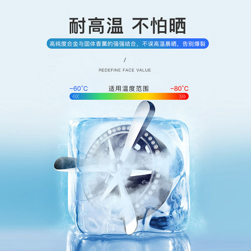 车载香水空调车内装饰品出风口香氛小风扇空军一二号高档香薰摆件 - 图3
