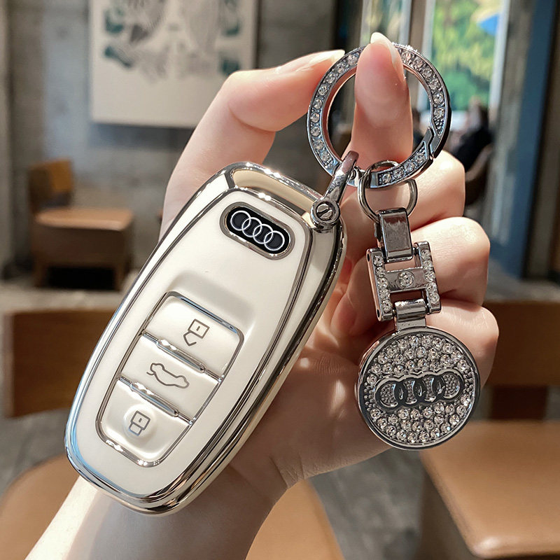 奥迪A3钥匙套Q3 Q2L老款A6扣A4L A6L A7 A8 Q5L Q7 Q8汽车壳包扣,淘宝优惠券,粉丝福利购,淘宝优惠卷