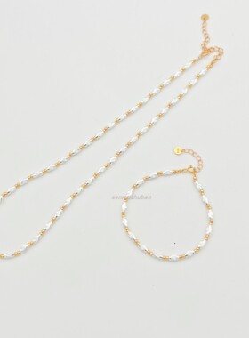 橄榄猫眼珠项链手链闪烁转运珠