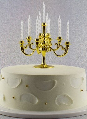 蛋糕烛台摆件烘焙复古风欧