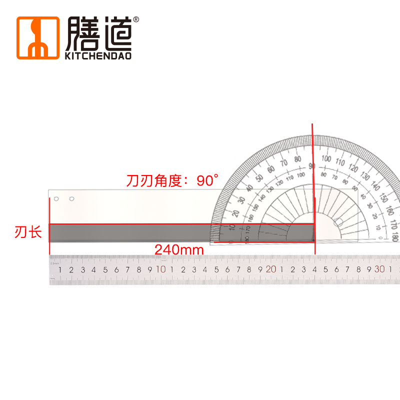 膳道大骨头刀铡骨机切猪蹄刀切大骨闸刀切猪脚筒骨切牛羊排骨铡刀 - 图3